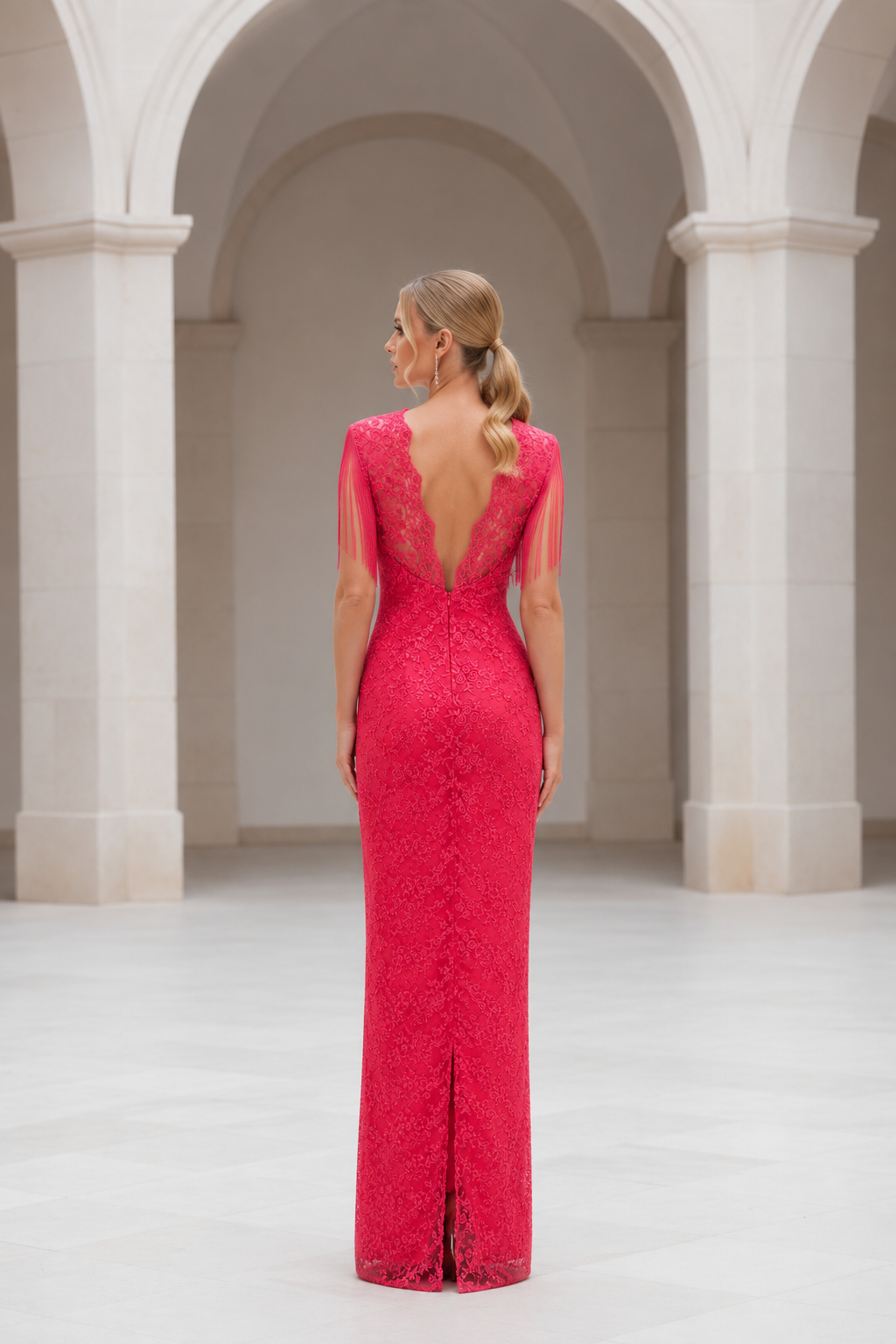 VESTIDO TELMA CORAL