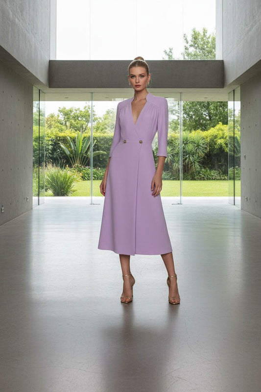 •VESTIDO ALINA ORQUIDEA
