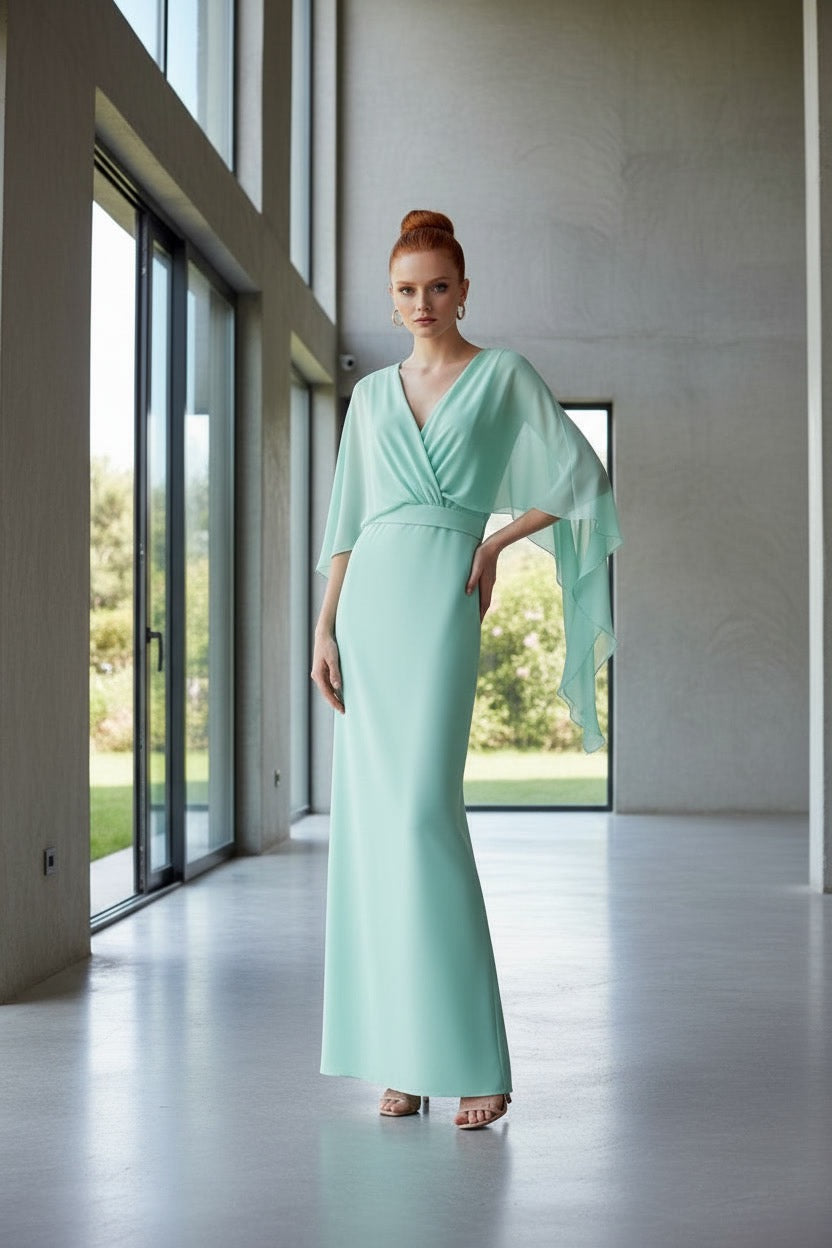 .VESTIDO SUSANA VERDE AGUA