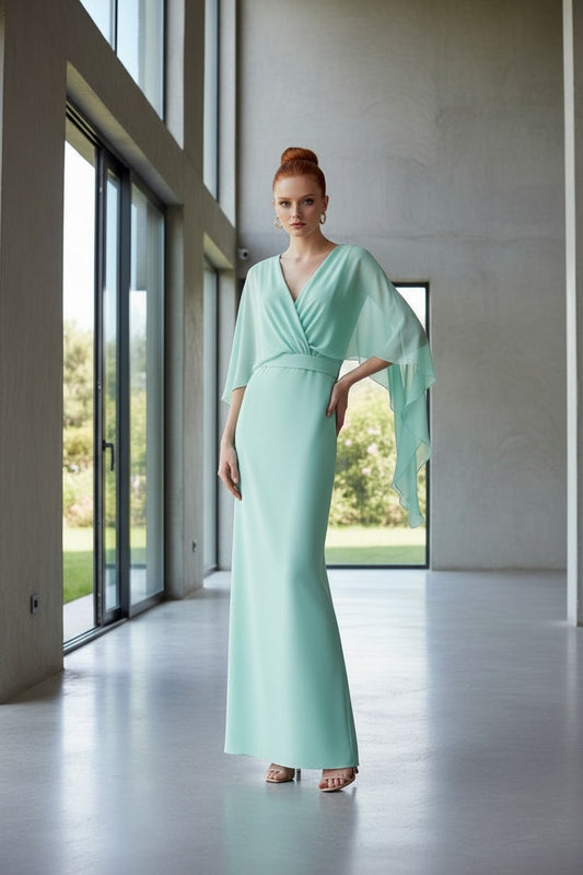 .VESTIDO SUSANA VERDE AGUA