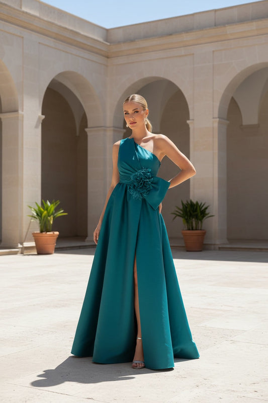 VESTIDO MAIFER TURQUESA