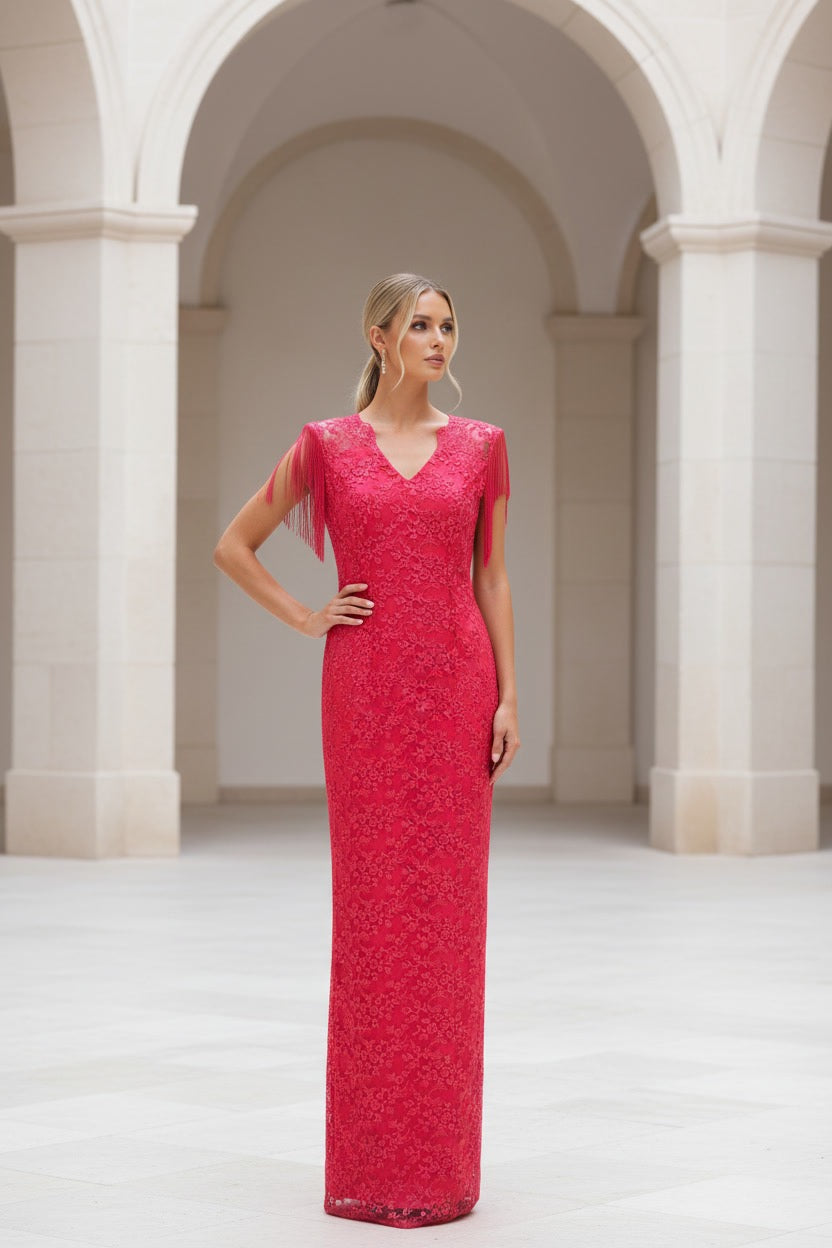 VESTIDO TELMA CORAL