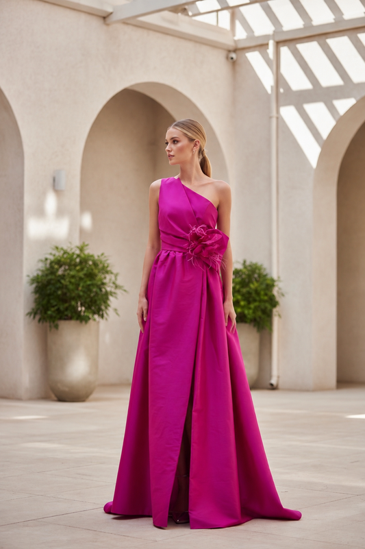 VESTIDO MAIFER FUCSIA