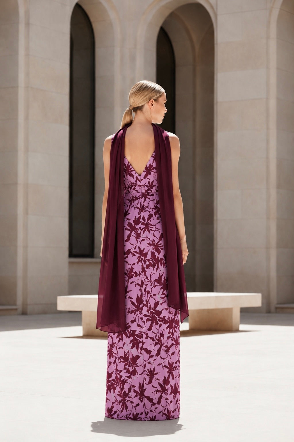 VESTIDO GLORIA ESTAMPADO ROSA
