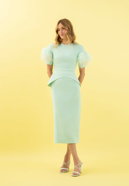 • Victoria colección. VESTIDO ACRUX VERDE