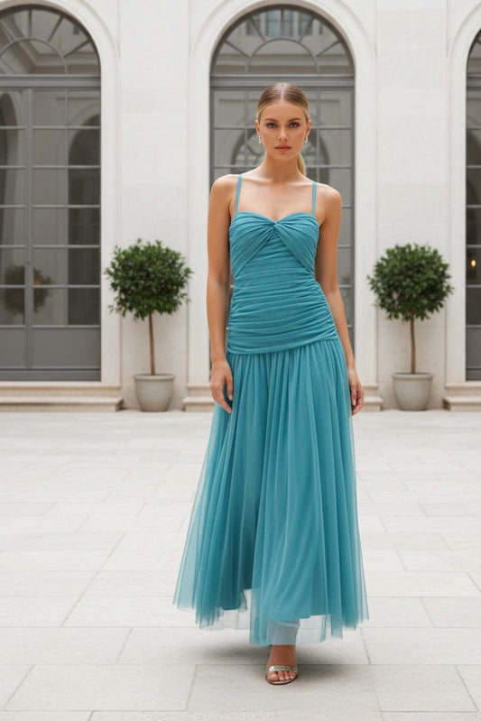 VESTIDO MILAN CELESTE