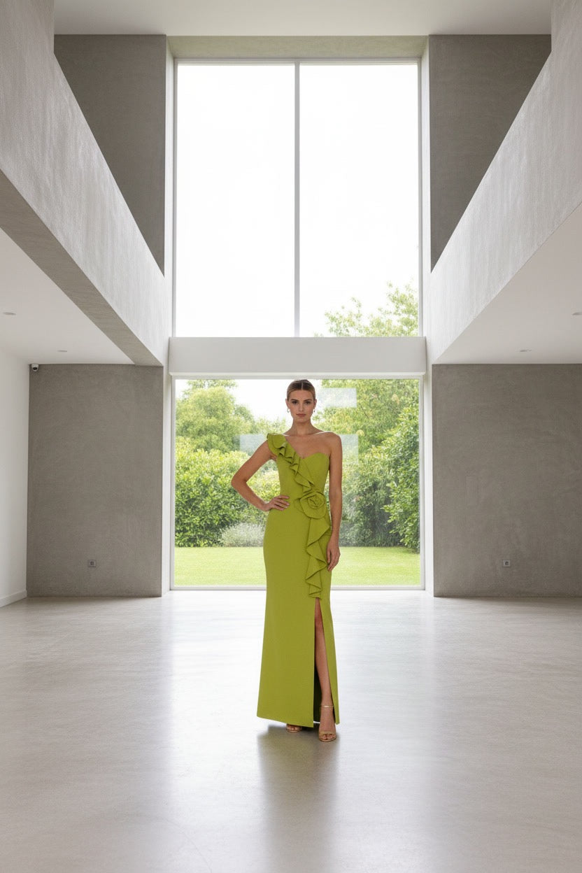 · VESTIDO ASTRICH  OLIVA
