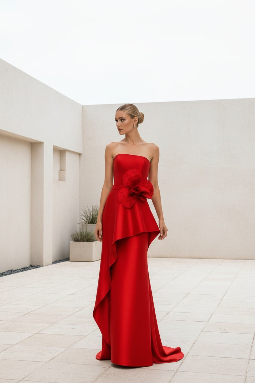 VESTIDO HELEN  ROJO