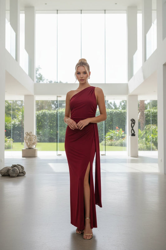 VESTIDO EIDER GRANATE