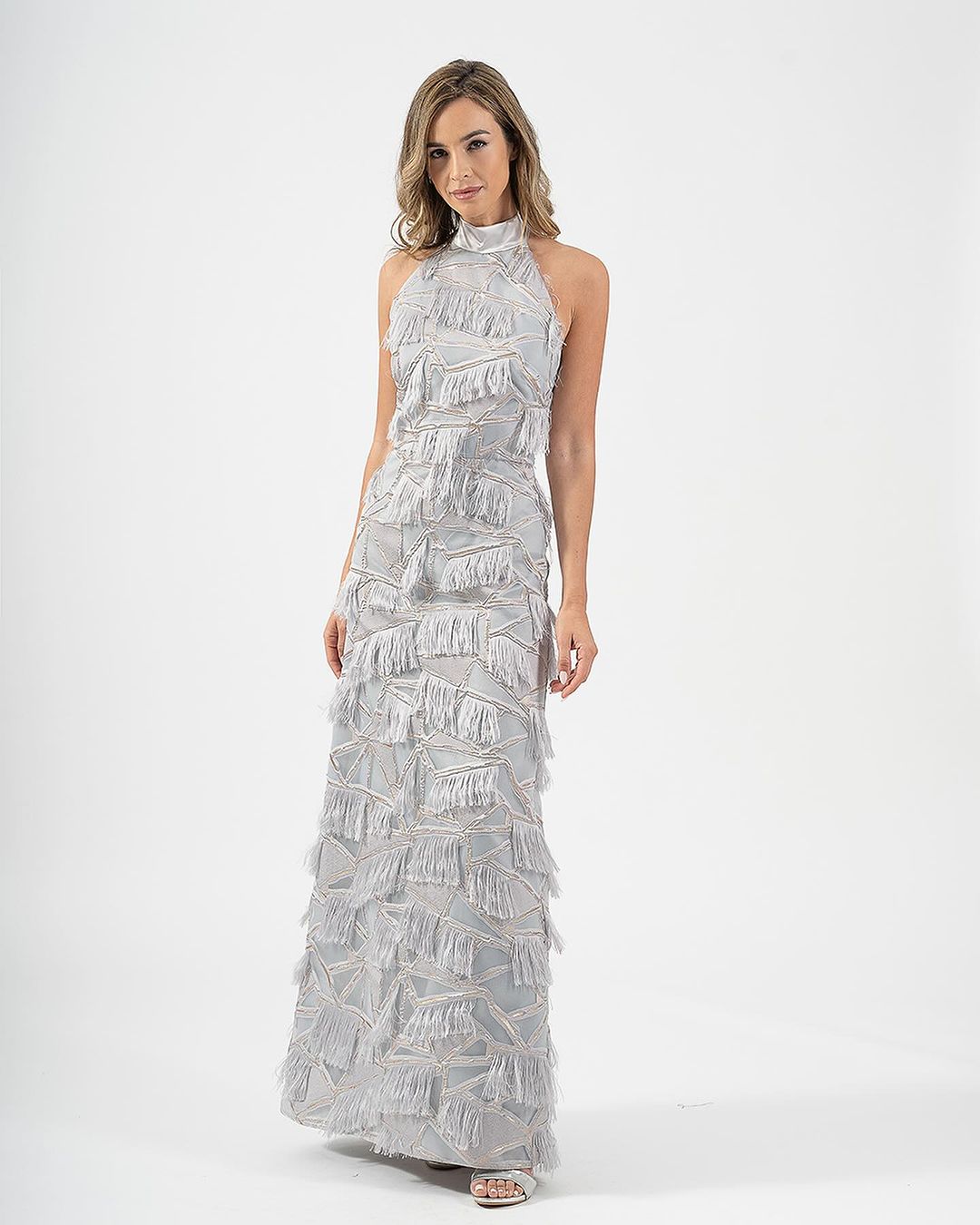 VESTIDO REBECA PLATA