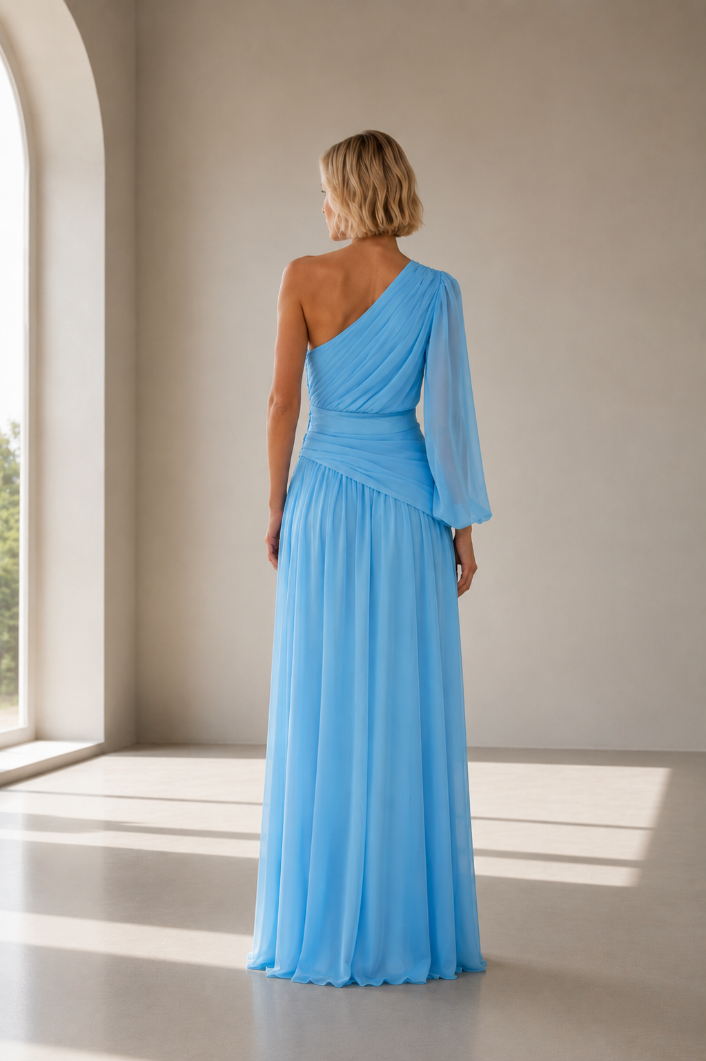 .VESTIDO MARICRUZ CELESTE