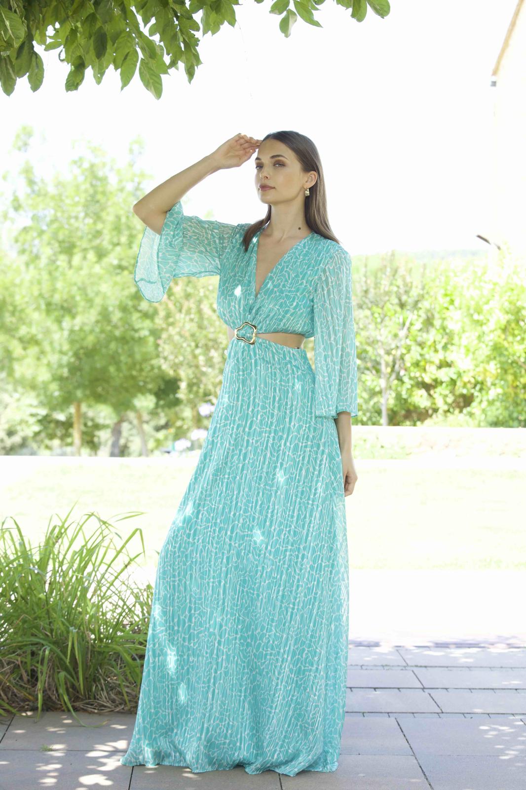 VESTIDO BRIELLE AGUA