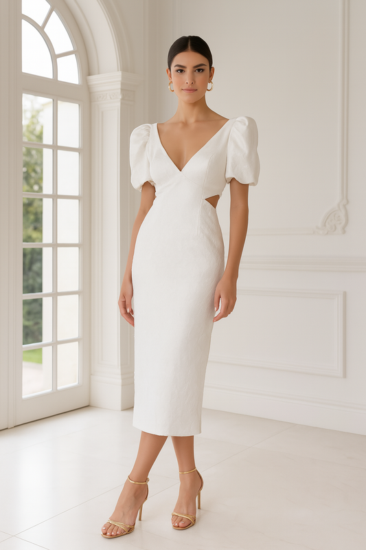 VESTIDO PALMAR BLANCO
