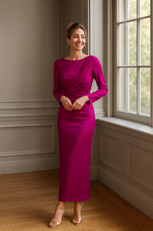 VESTIDO LEYRE BUGANVILLA