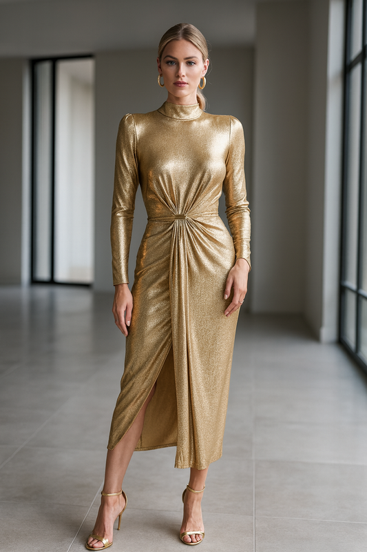 VESTIDO CHER ORO
