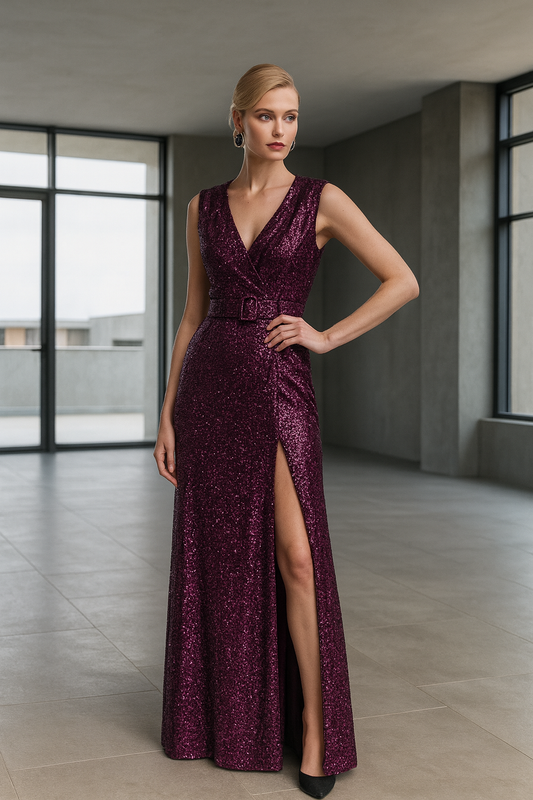 VESTIDO PAULETTE MORADO