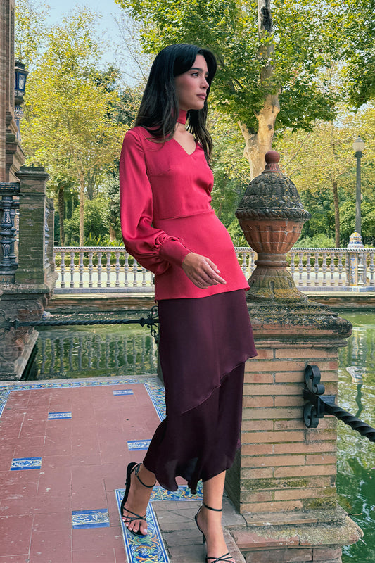 VESTIDO STILT CORAL