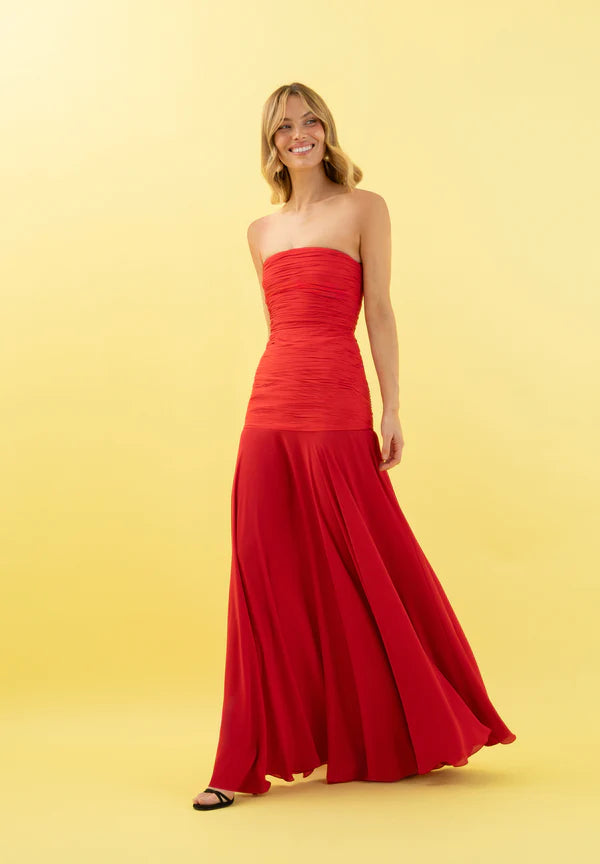 Victoria Colección. VESTIDO MIRACH ROJO
