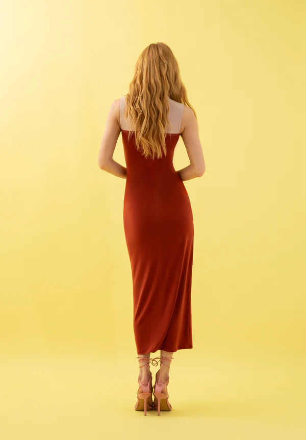 Victoria Colección. VESTIDO CAPH ROSA CALDERA