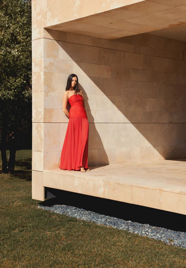 Victoria Colección. VESTIDO MIRACH ROJO