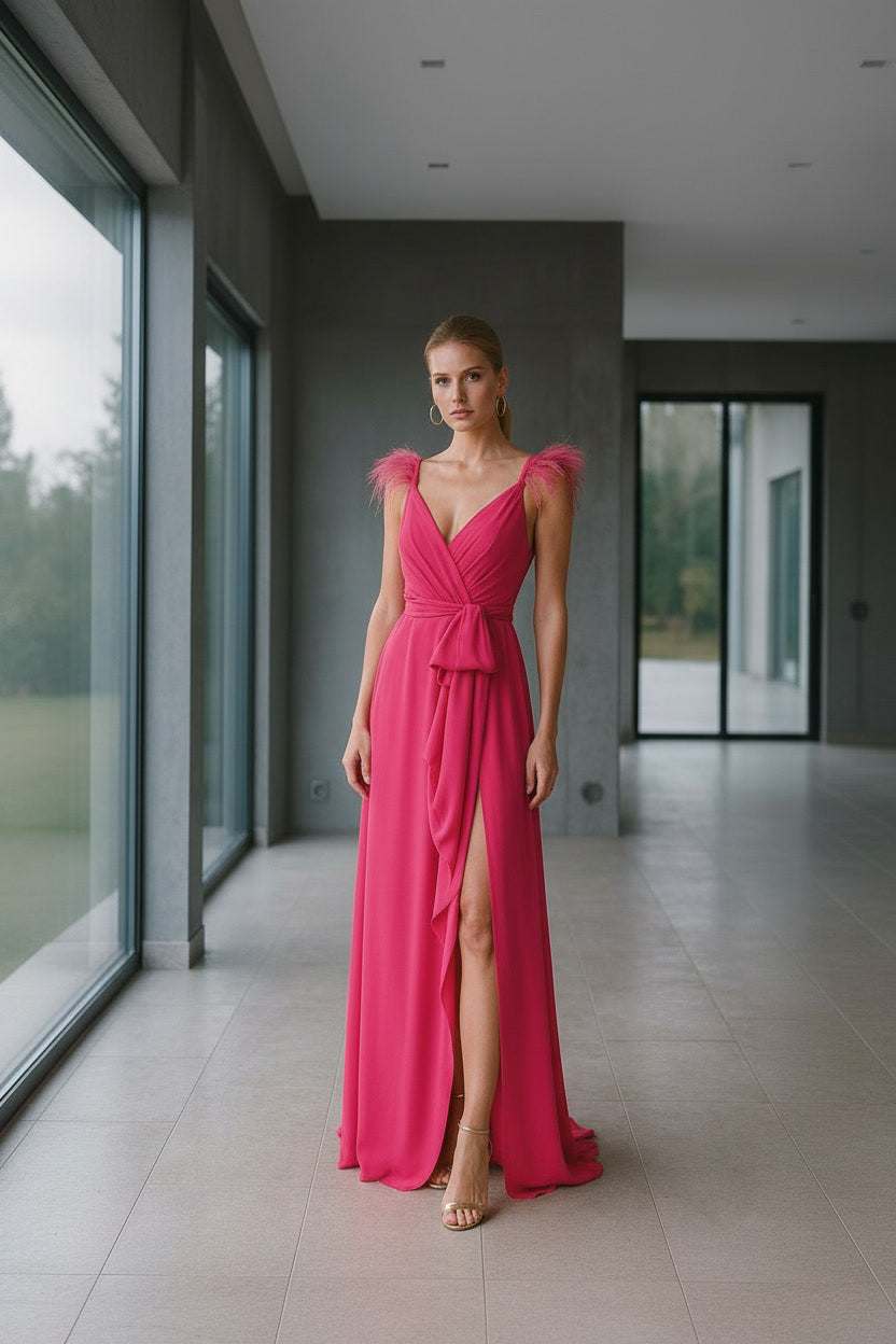 · VESTIDO SOLE FUCSIA