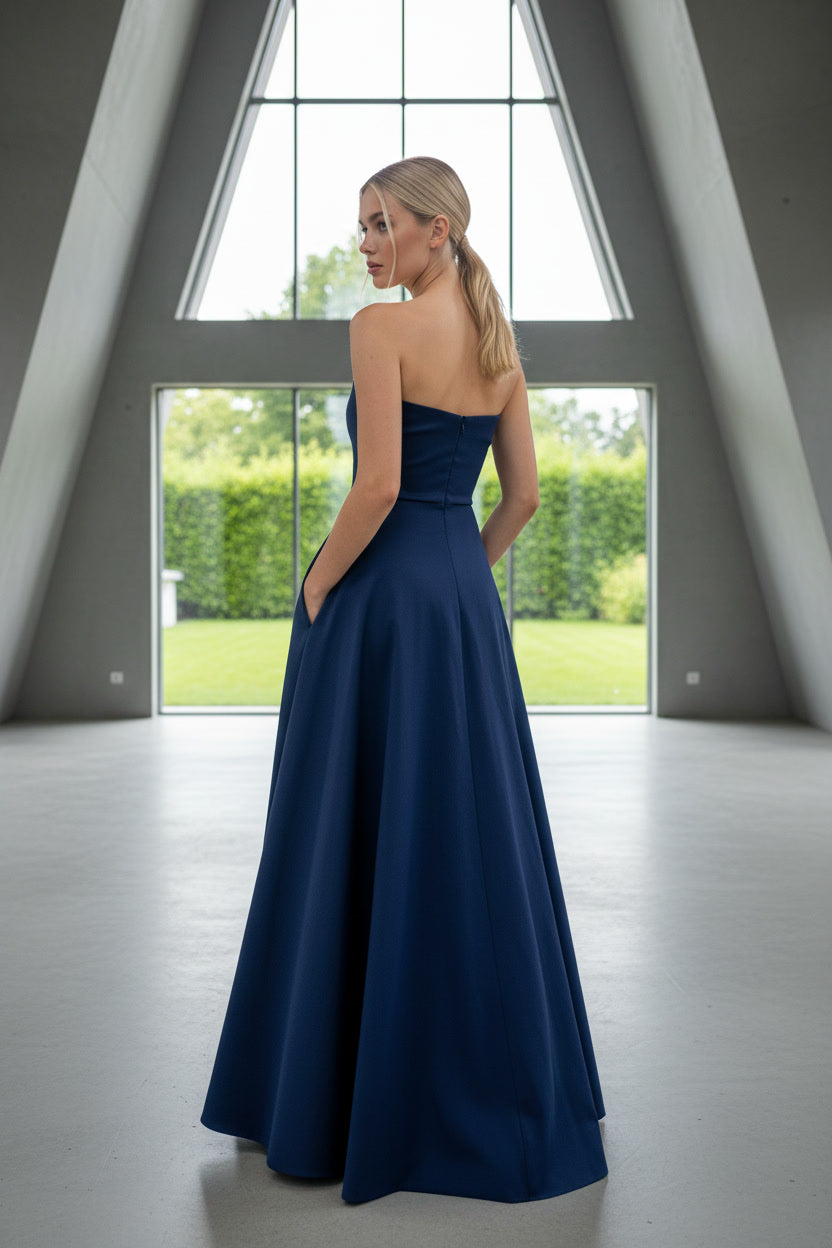 VESTIDO JARAMAR MARINO