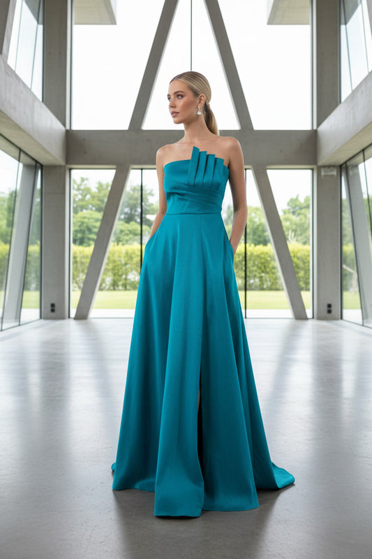 VESTIDO JARAMAR TURQUESA