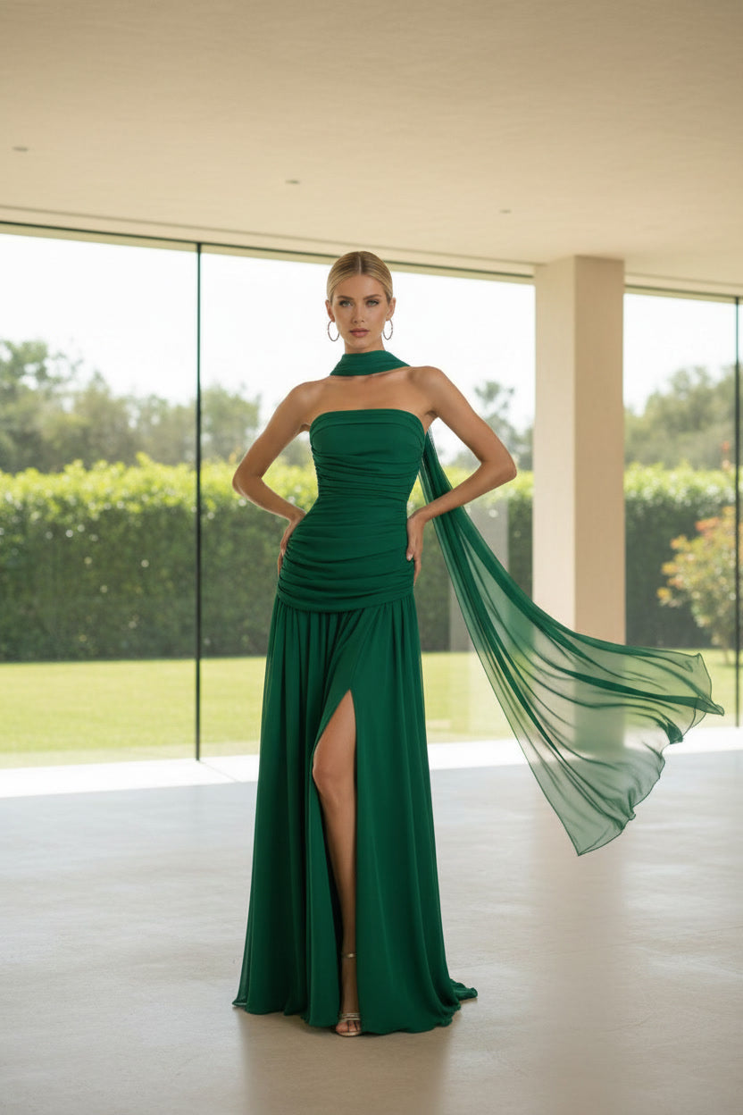 VESTIDO ALGAIDA  VERDE