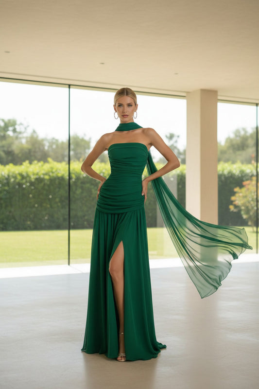 VESTIDO ALGAIDA  VERDE