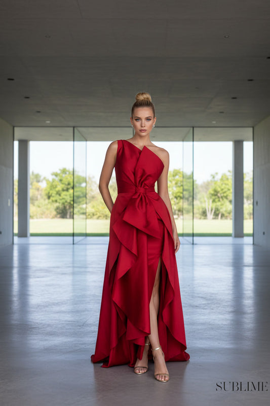 · VESTIDO CISNE ROJO