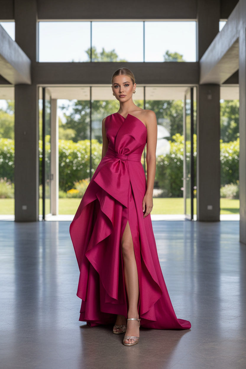 · VESTIDO CISNE FUCSIA