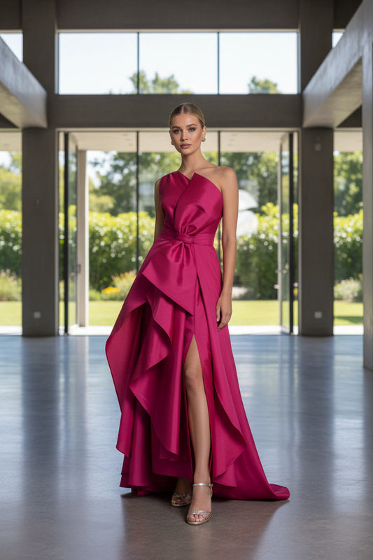 · VESTIDO CISNE FUCSIA