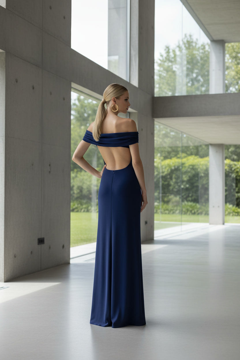 VESTIDO ADINA MARINO