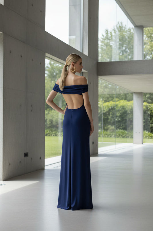 VESTIDO ADINA MARINO