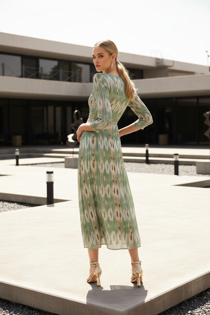.VESTIDO HUILA  VERDE
