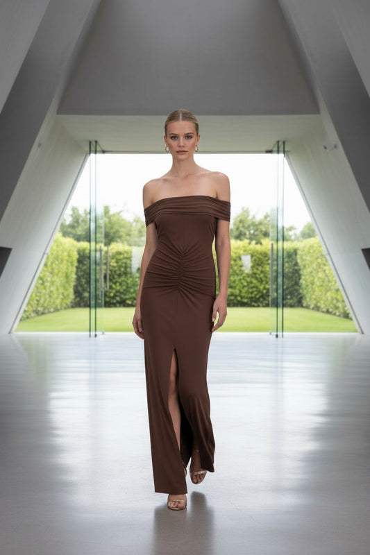 · VESTIDO INARA CHOCOLATE