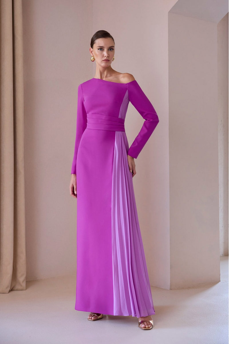 VESTIDO JULIANA FUCSIA