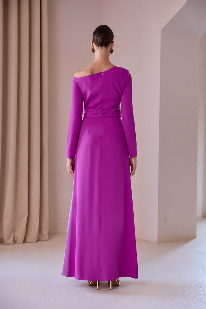 VESTIDO JULIANA FUCSIA